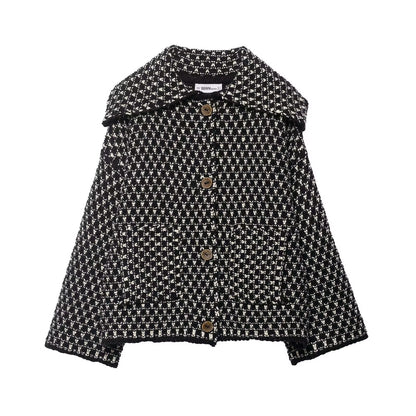 2025 New Autumn Brown Long Sleeve Knitted Cardigans Women Elegant Lapel Single Breasted Loose Sweater Coat Knitwear Korean Style