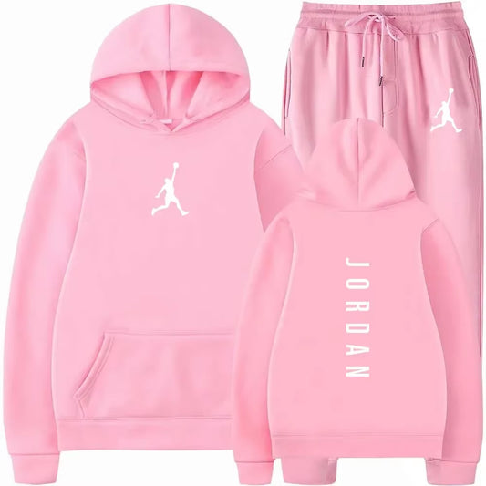 Men'S 2025 High-Quality Sportswear Sweatshirt + Sweatpants, Fashionable Sportswear Sweatshirt Set for Spring and Autumn